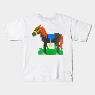 Horse shape illustration Kids T-Shirt